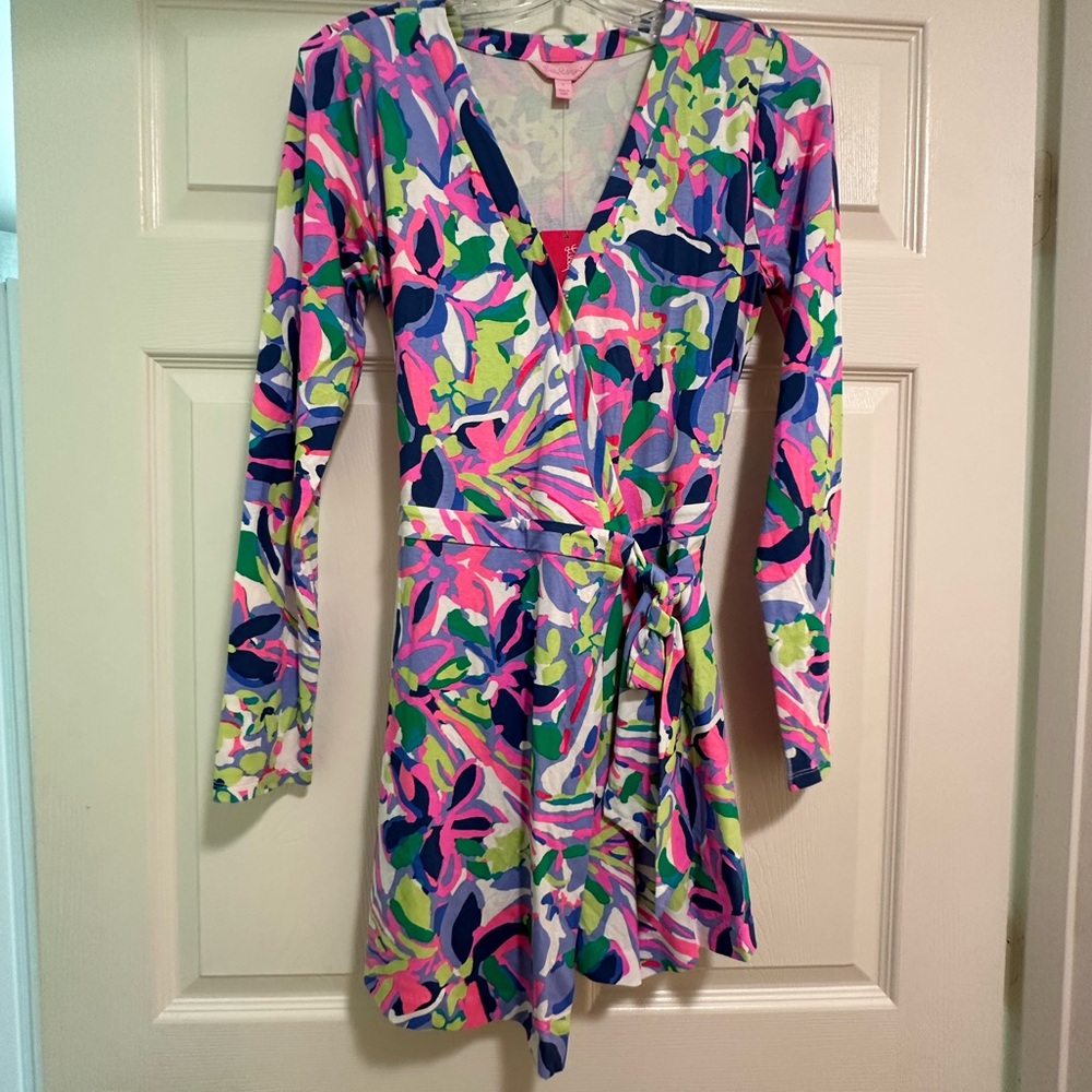 Lilly Pulitzer Tiki Wrap Romper